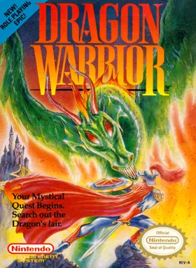 Dragon Warrior (USA) (Rev 1) box cover front